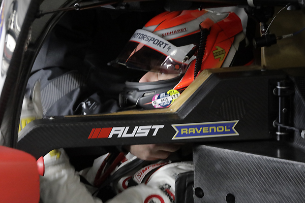 Jacob Erlbacher im LMP3 von Aust Motorsport - Test am Hockenheimring im November 2024