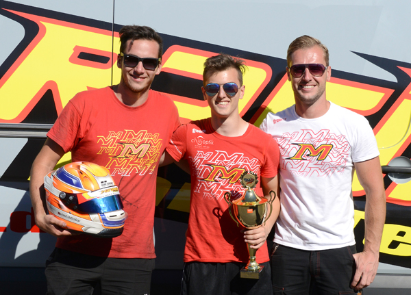 Max Wissel, Jacob Erlbacher und Manuel Nees - ROK Cup Germany